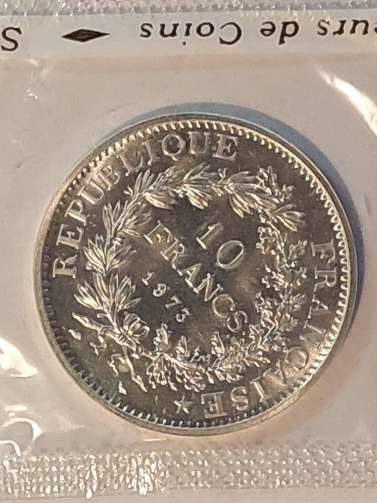 France. 1973 Fleurs de coins met 10 Francs zilver (No reserve price) #3.2