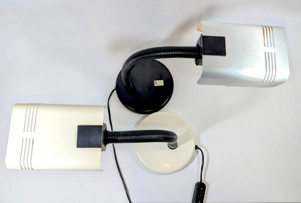Targetti Sankey - Sankey - 檯燈 (2) - 金屬, 塑料, 鋁 - Targhetti-Sankey 70年代 #4.3