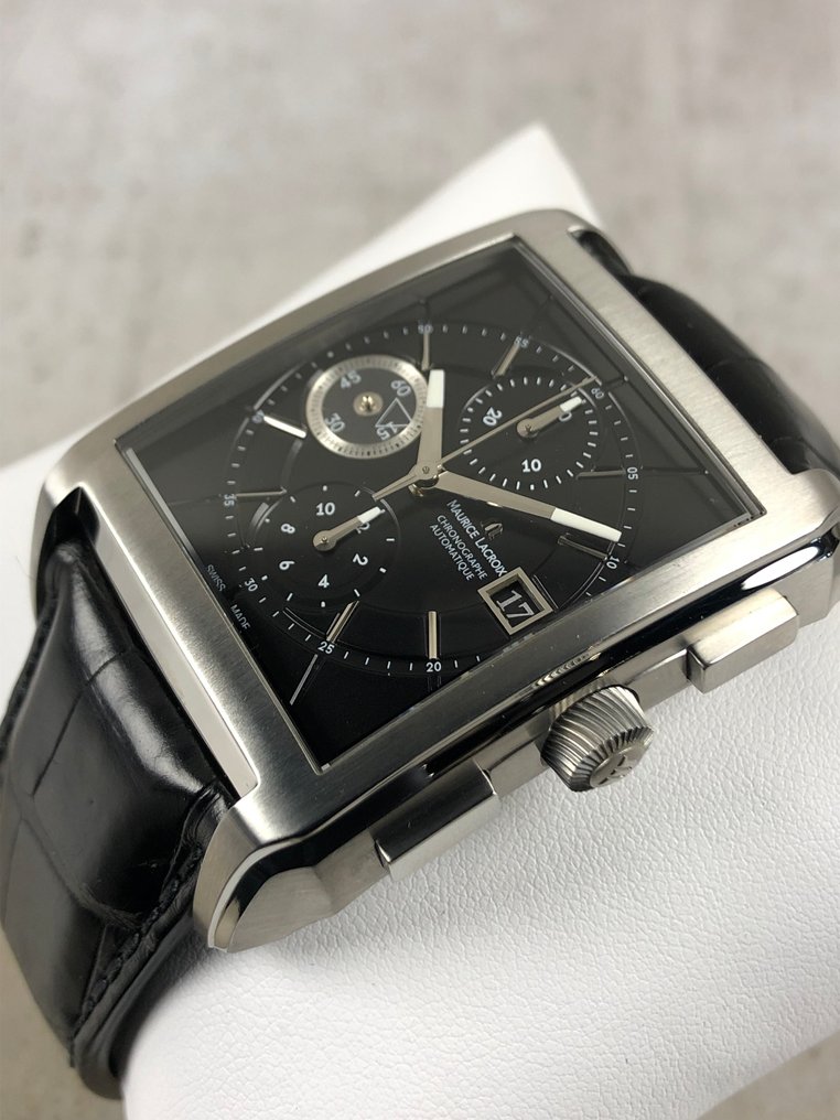 Maurice Lacroix - Pontos Rectangulaire Chronograph Automatic - PT6197.SS001.330 - Hombre - 2010-2020 #1.0