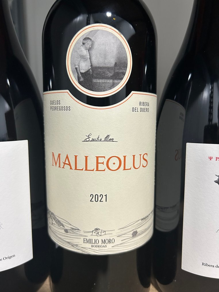 2021 Emilio Moro, Malleolus & 2023 Dominio de Pingus, Psi x2 - Ribera del Duero - 3 Bottles (0.75L) #2.1