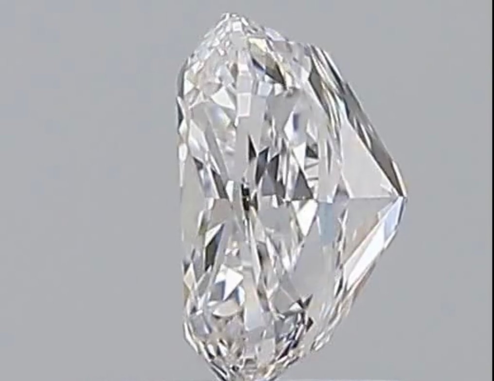 Zonder minimumprijs - 1 pcs Diamant  (Natuurlijk)  - 1.00 ct - Cushion - D (kleurloos) - VS1 - Gemological Institute of America (GIA) #2.1