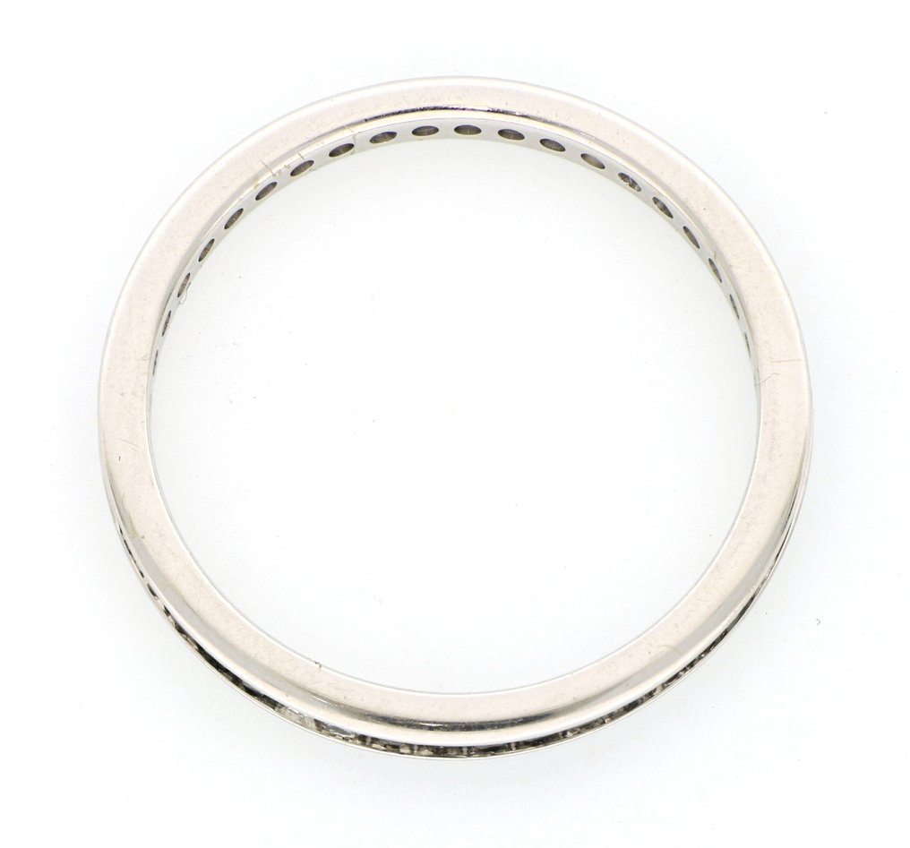 No reserve price - Ring - 18 kt. White gold -  0.40ct. tw. Diamond (Colour-treated)  - Diamond #3.2