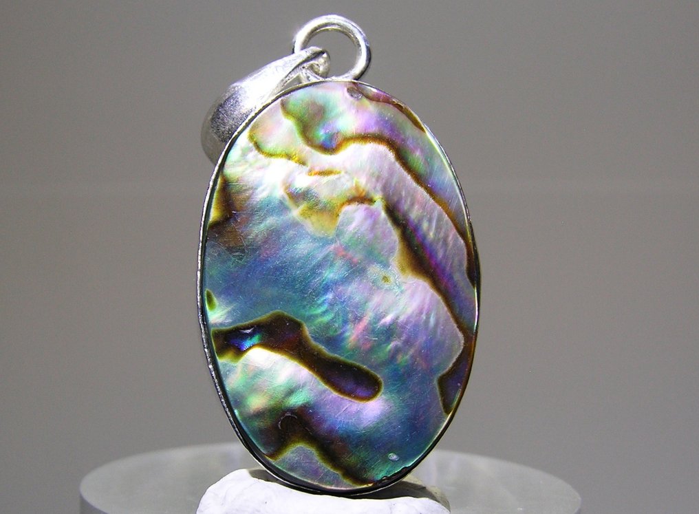 κοχύλι αβόλανε Κρεμαστό κόσμημα - Ύψος: 45 mm - Πλάτος: 21 mm- 9.3 g - (1) #1.0