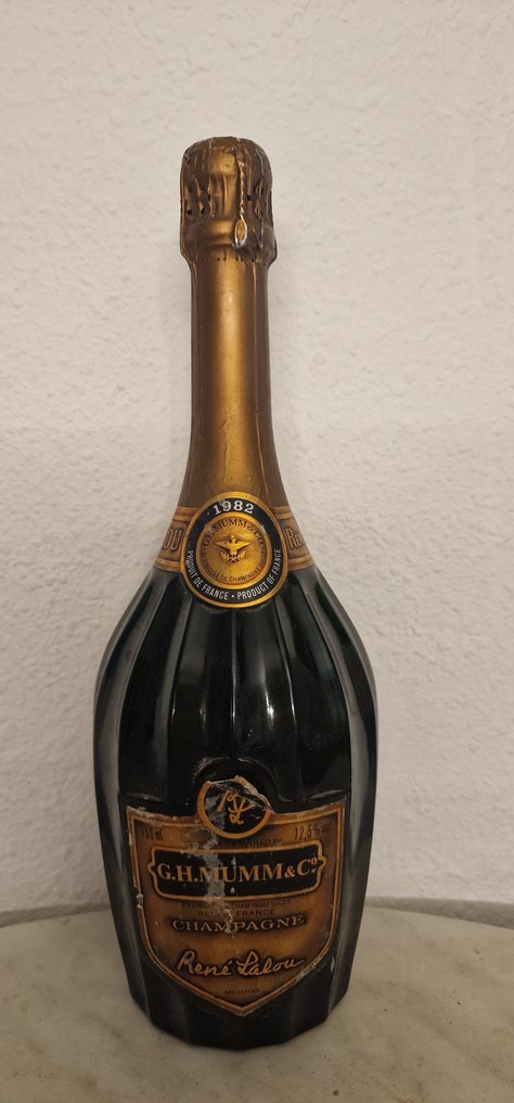 1982 G. H. Mumm, René Lalou - Champagne Champagne - 1 Pullo (0.75L) #1.0