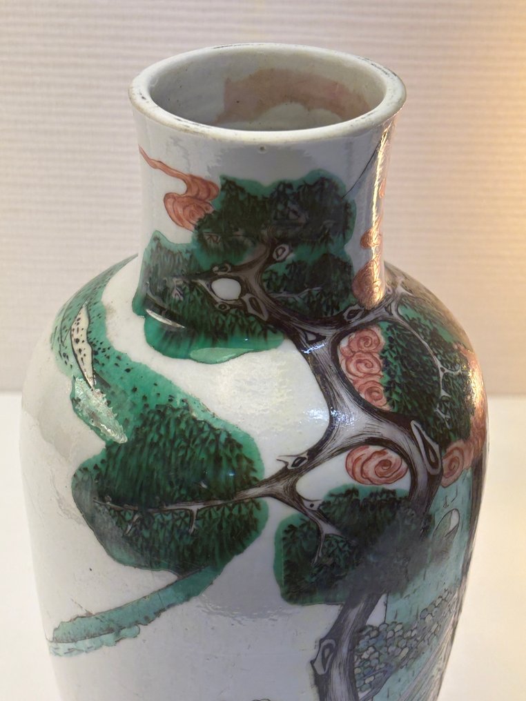 花瓶 - 瓷器 - 中國 - 清朝（1644-1911）  (沒有保留價) #4.3