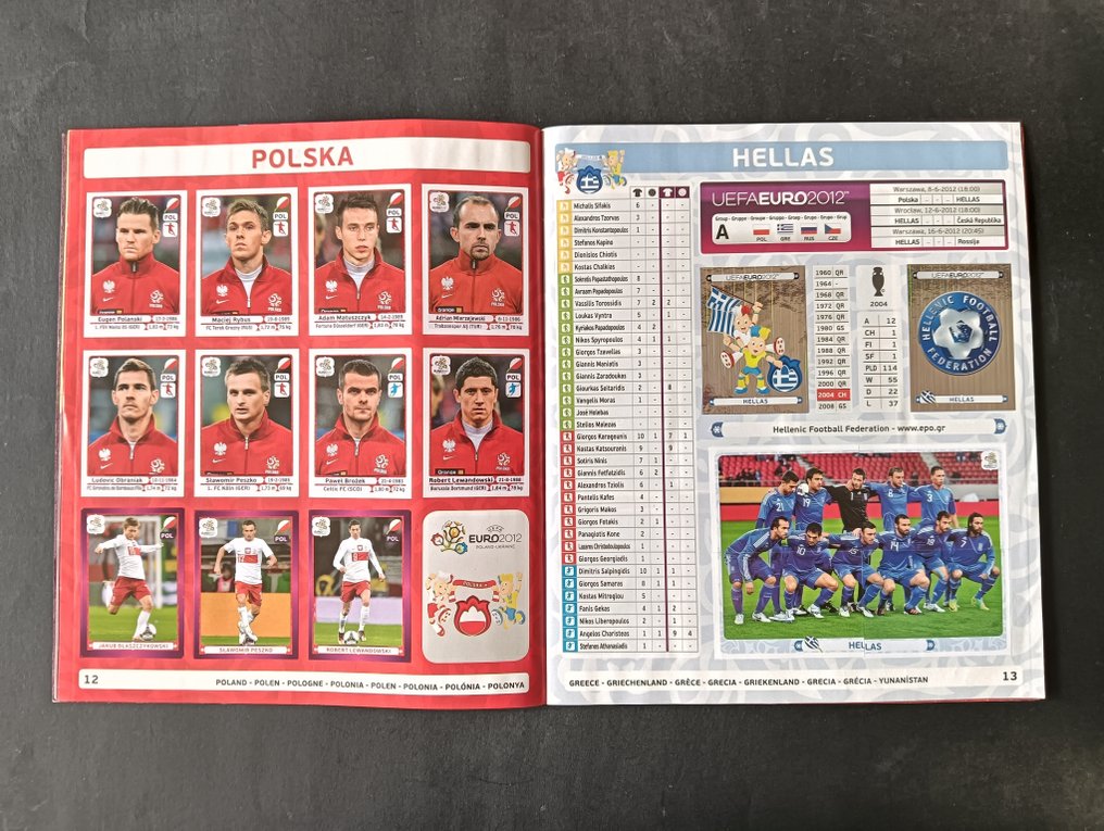 Panini Euro 2012 - 1 Album complet - Excelent (EX) #3.2