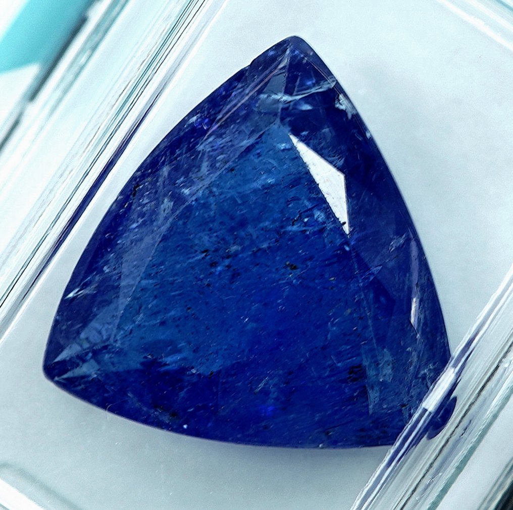 χωρίς τιμή ασφαλείας - 1 pcs Μπλε, Βιολετί Τανζανίτης - 6.15 ct - International Gemological Institute (IGI) #1.0