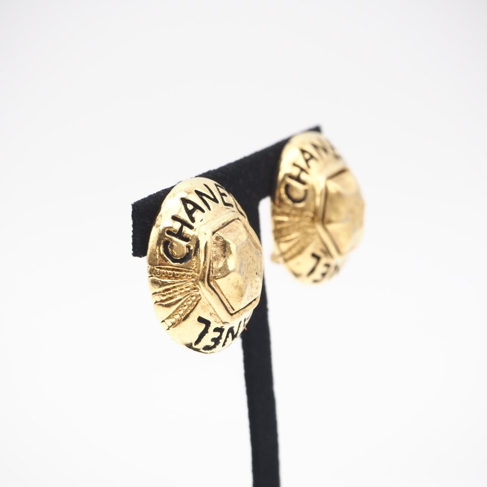 Chanel - Aranyozott - Drop fülbevaló #2.1