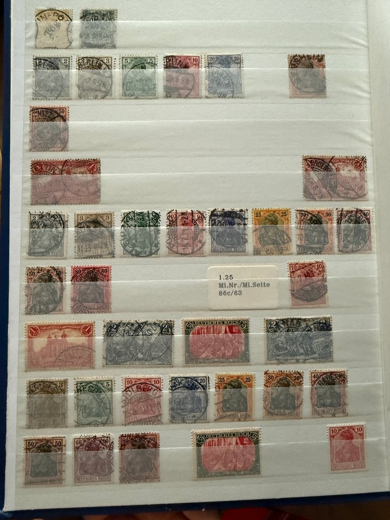 德意志帝國 1872/1945 - 收藏在一本库存簿 #1.0