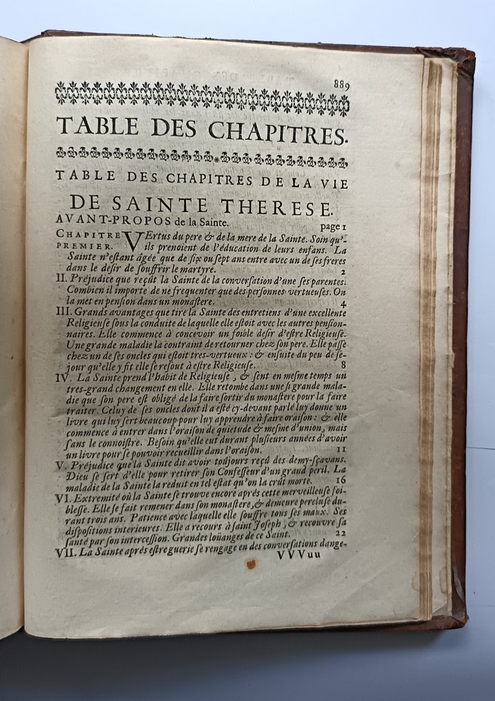 Sainte Thérèse - Les œuvres de Ste Thérèse, divisées en deux parties - 1696 #3.2