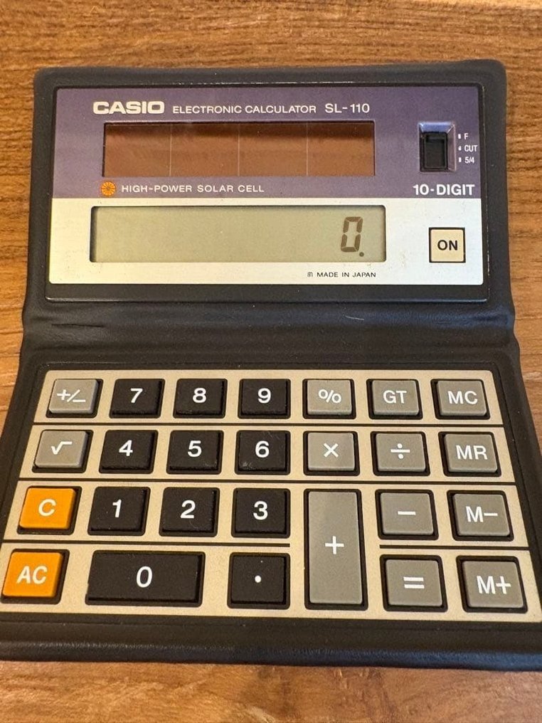 Casio - Αριθμομηχανή - 1980-1990 - CASIO αναδιπλούμενο τύπο της δεκαετίας του 1980 #2.1