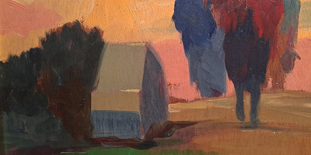 Renato Natali (1883 - 1979) - Figure al tramonto #4.3