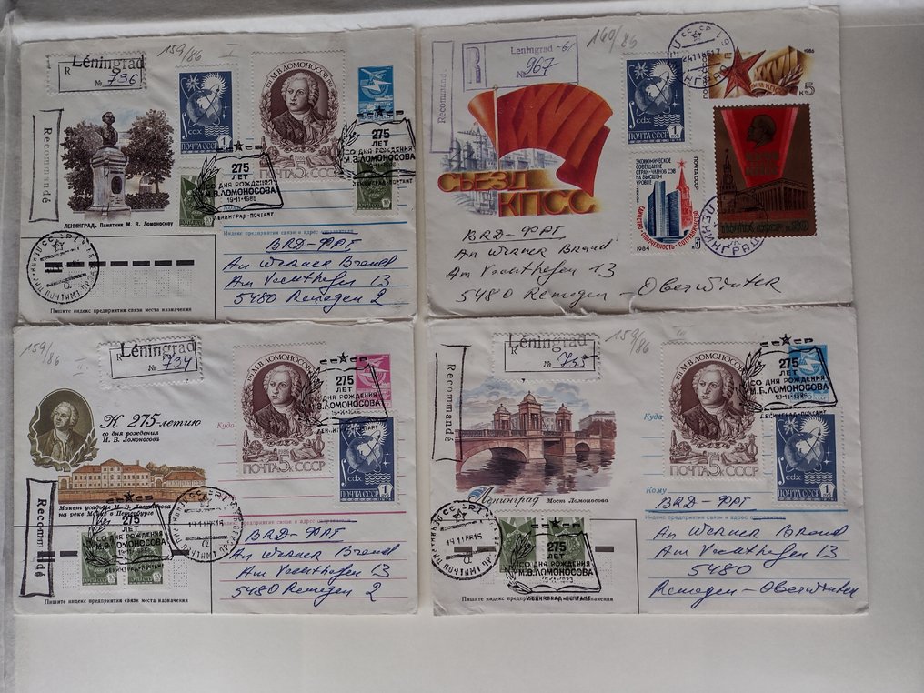 Soviet Union 1960/1990 - 181 letters from the Soviet Union (USSR) #2.1