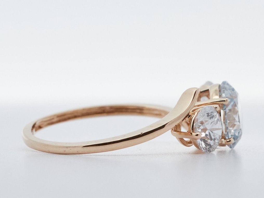 χωρίς τιμή ασφαλείας - Δαχτυλίδι - 14 καράτια Κίτρινο χρυσό -  2.47ct. tw. Διαμάντι (Εργαστηριακής καλλιέργειας) - Διαμάντι #2.1