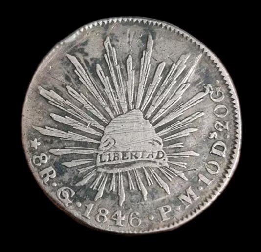 Μεξικό. 8 Reales 1846 Guanajuato PM  (χωρίς τιμή ασφαλείας) #1.0