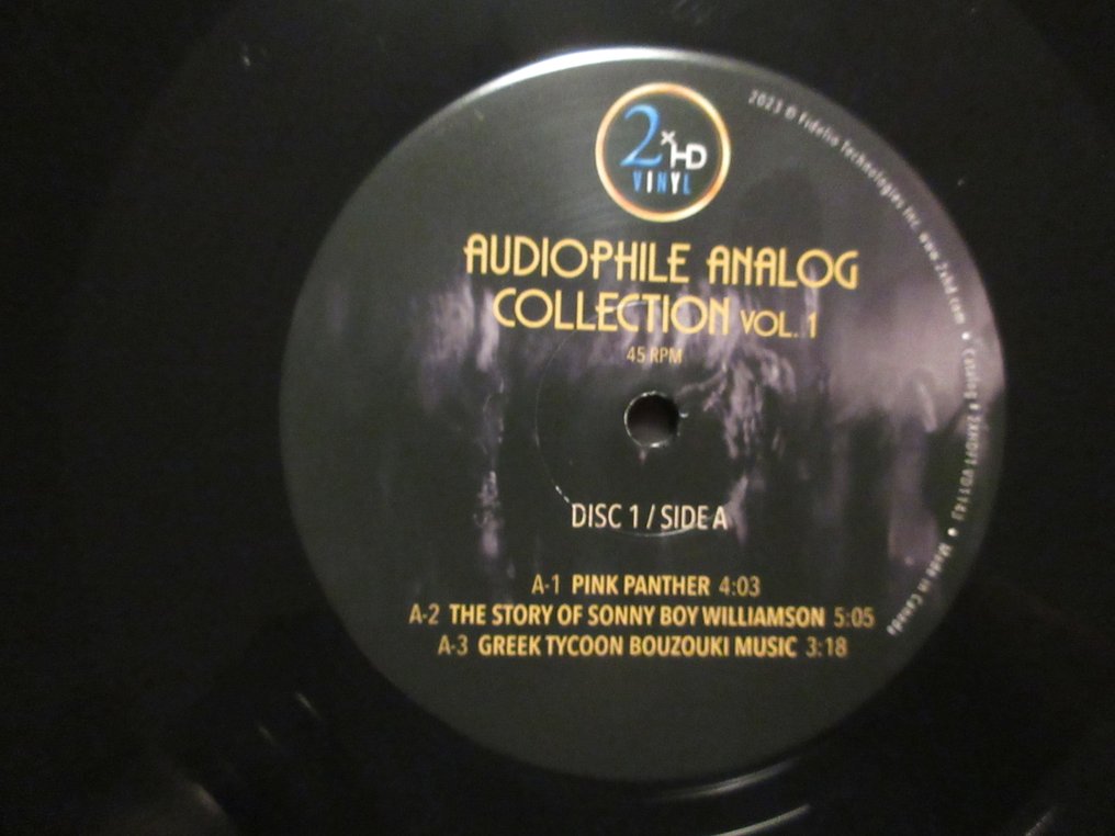 Various - Audiophile Analog Collection Vol. 1 - Album 2 x LP (album doppio) - 200 grammi - 2023 #2.1