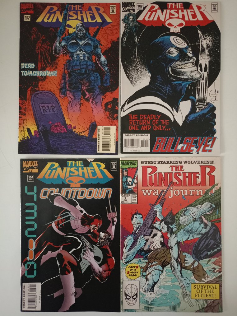 The Punisher Vari - The Punisher Key issue - 11 Comic - Pierwsze Wydanie - 1987/1995 #3.2