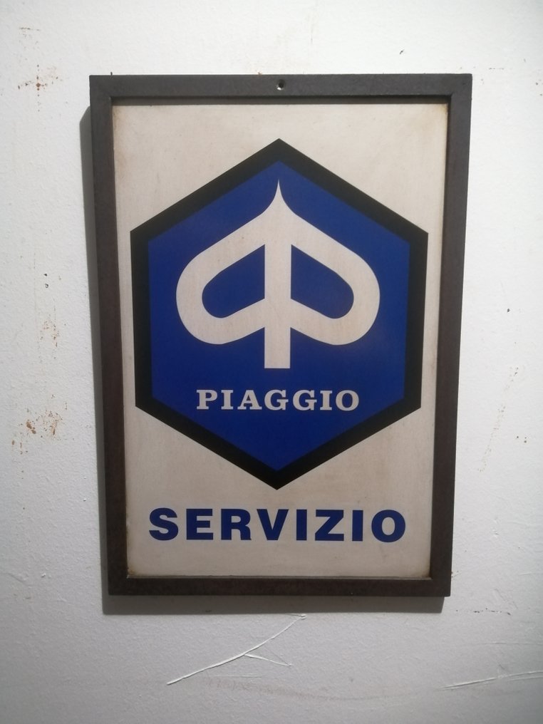 Piaggio - 维斯帕广告教练服务 - Piaggio - 广告标牌 - 金属 #1.0