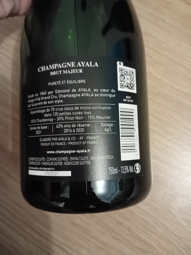 Ayala, Brut Majeur - Σαμπάνια Brut, Brut Majeur - 3 Î¦Î¹Î¬Î»Î· (0,75L) #2.1
