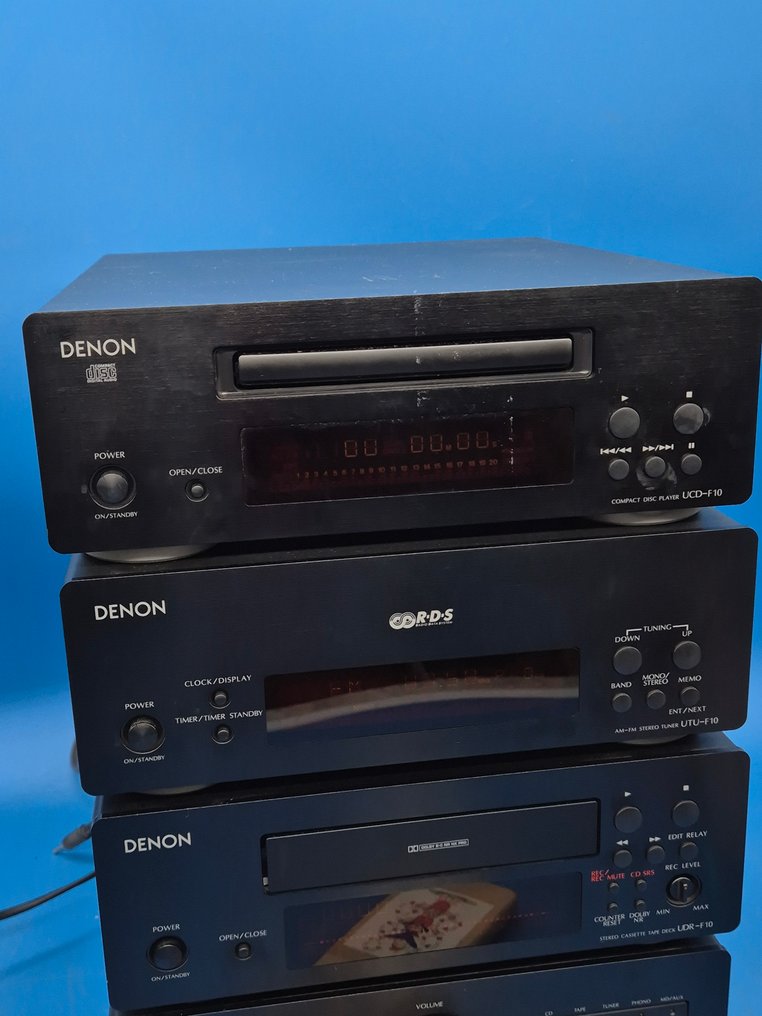 Denon - F10 系列——配备放大器、CD 播放器、调谐器和磁带机的 HiFi 完整系统 高保真音响套装 #2.1