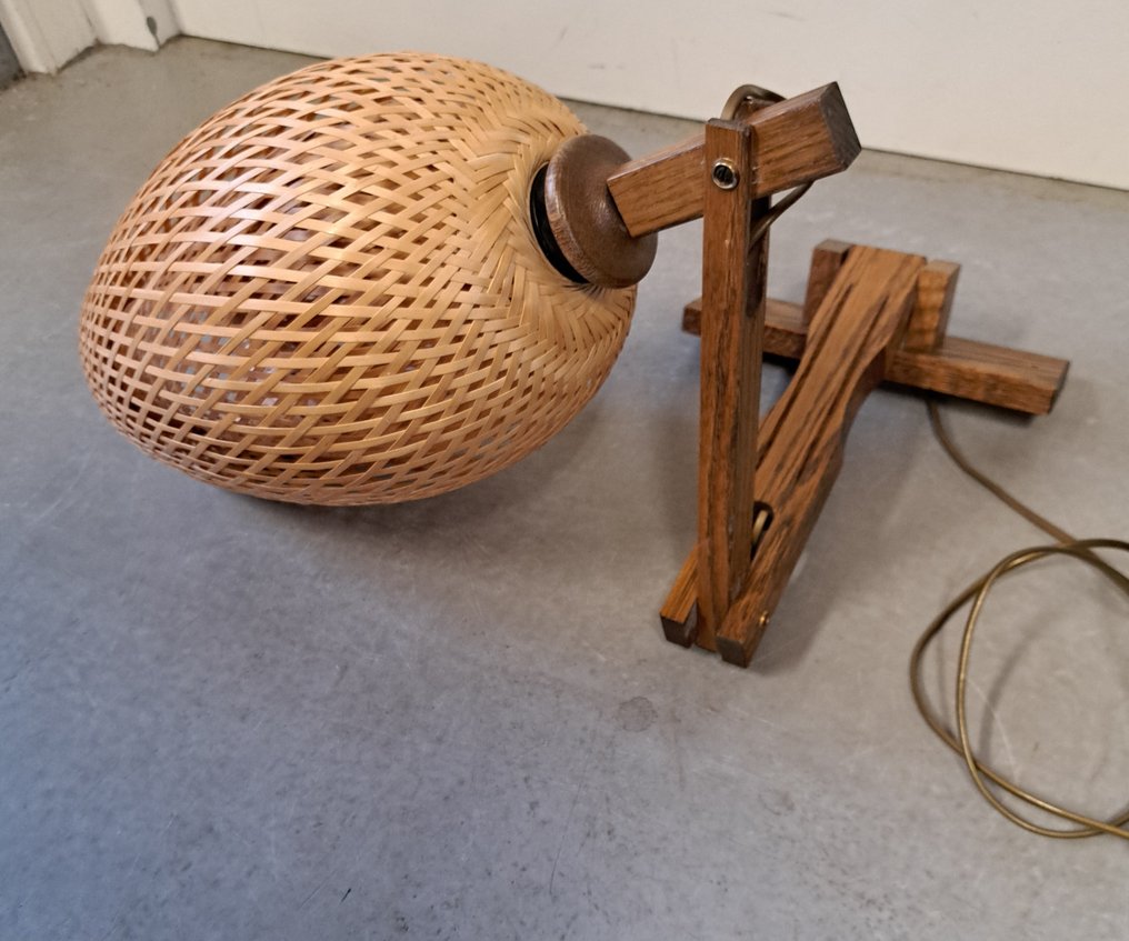 Wall lamp - wood and bamboo #1.0