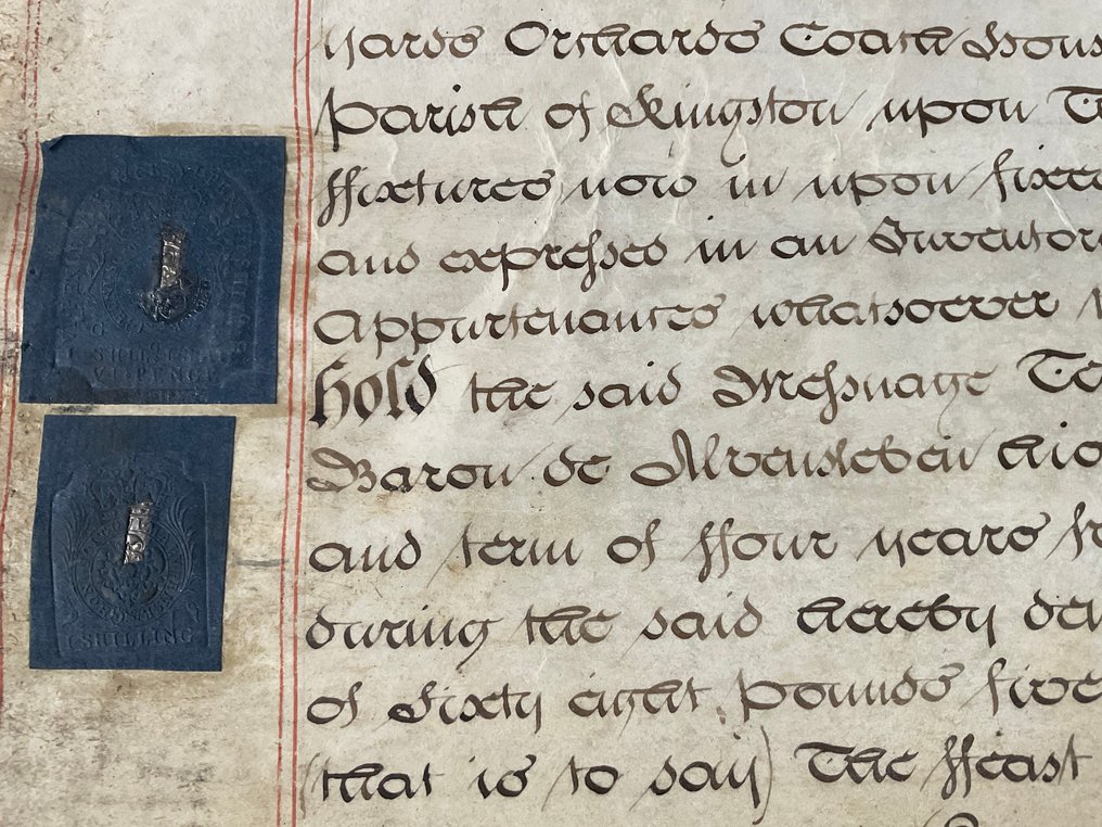 英國 - 文件 - Historical vellum document - 1795 #4.3