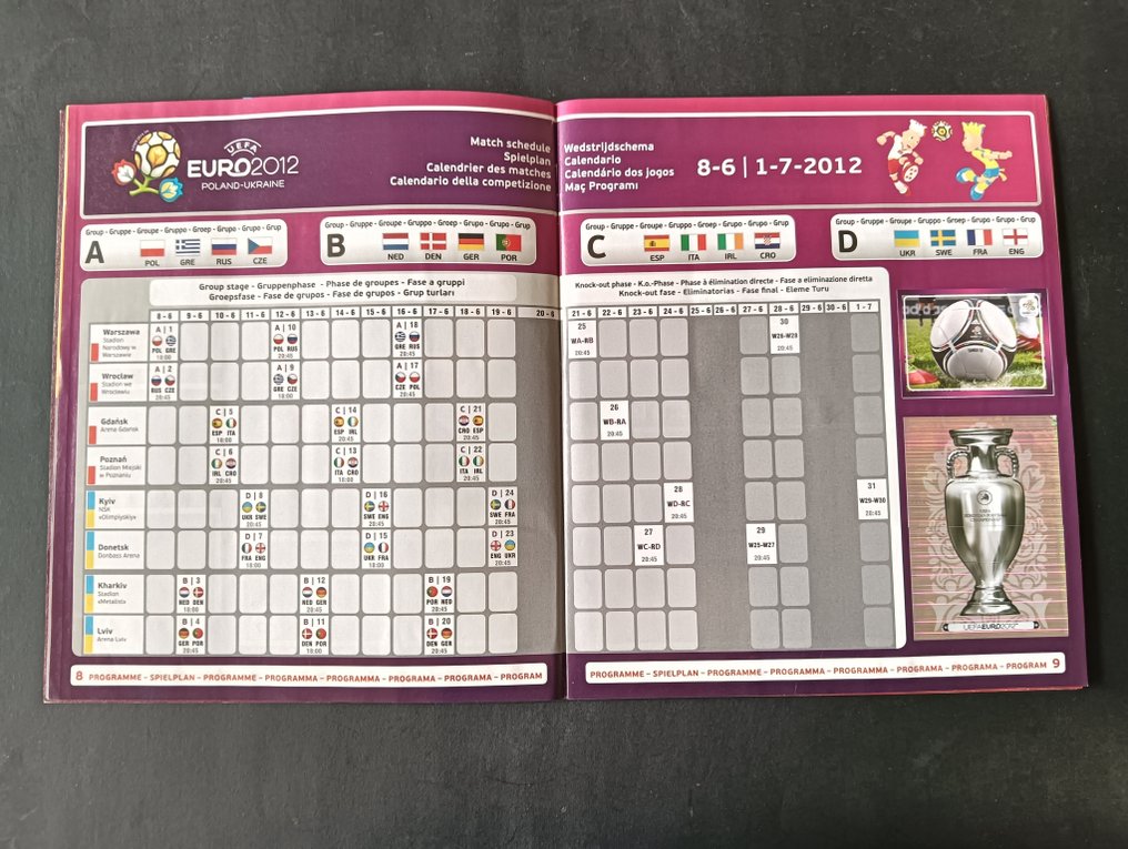 Panini Euro 2012 - 1 Album complet - Excelent (EX) #2.1