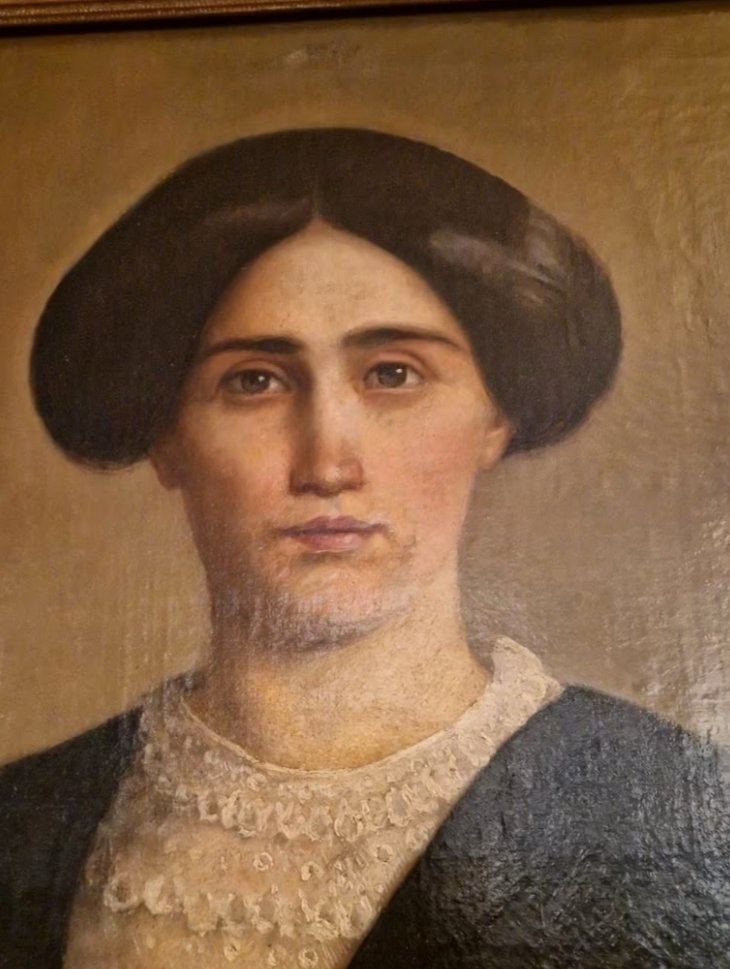 Jan Adam Kruseman (1804 - 1862), After - Dame van adel met boek #4.3