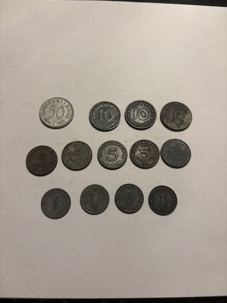 德國，Third Reich Reichspfennig 1940/1941  (沒有保留價) #4.3