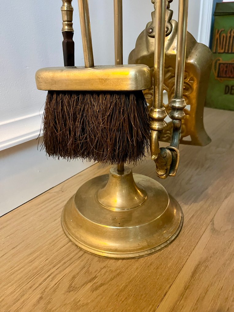 Fireplace accessory - Brass - Large fireplace set #3.2
