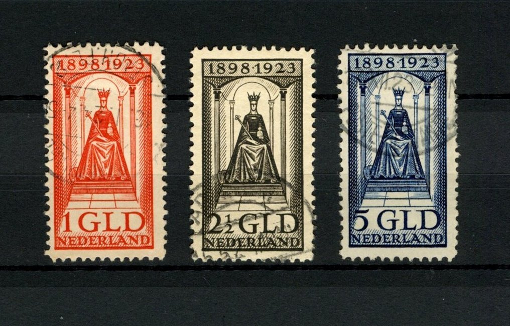 荷兰 1923 - 女王威廉明娜的政府周年纪念 #1.0