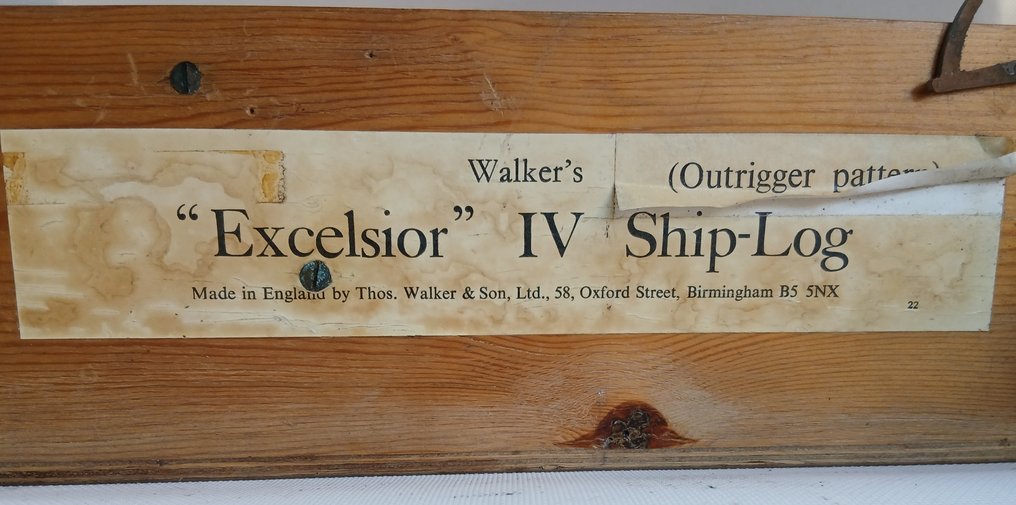 Maritima föremål - Aluminium- Maskinlogg #3.2