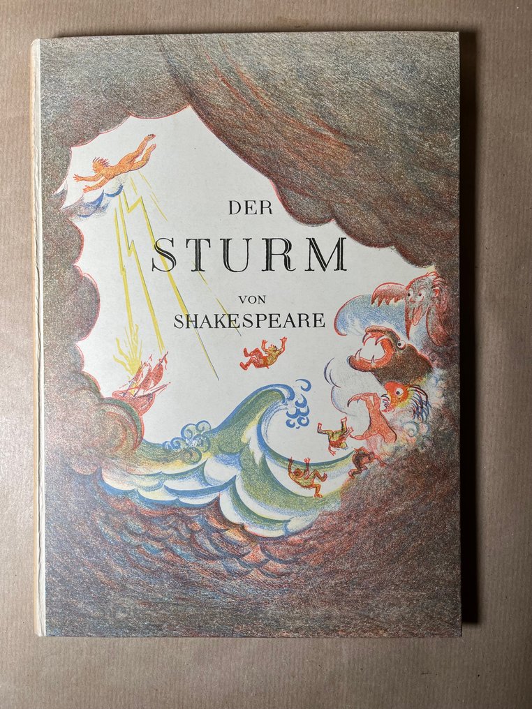 William Shakespeare / Oskar Laske (illustrations) / Richard Schaukal (translation) - Der Sturm [Mit Originallithographien] - 1925 #1.0