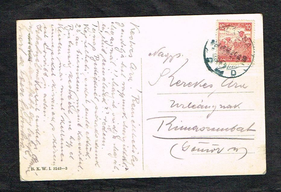 AK Mela Köehler - Βιέννη - Κυρία με ένα μπουκέτο λουλούδια - Ταχυδρομική κάρτα που έχει κυκλοφορήσει - Καρτ-ποστάλ (1) - 1900-1900 #1.0