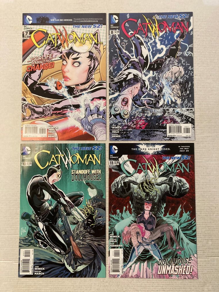 Catwoman (2011 Series) 17 comics in range  # 0 to 44 + Annual + (2018) 6 comics in range # 4 to 15 - No Reserve Price! - 23 Comic collection - First edition - 2011/2019 #2.1