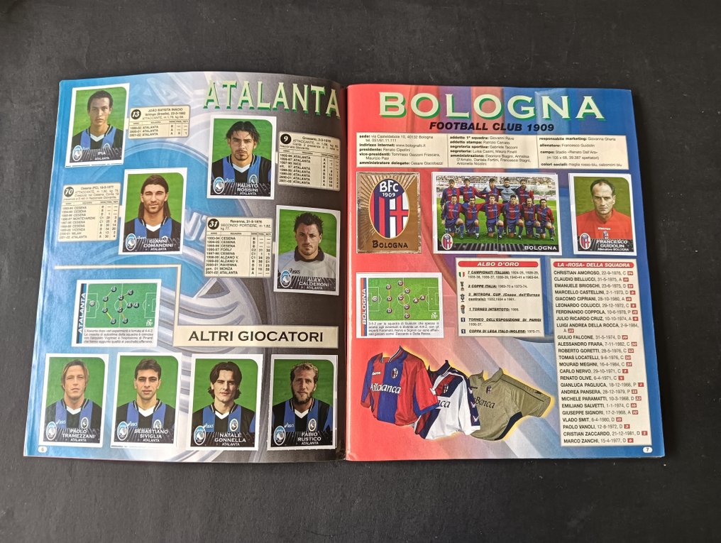 Panini Calciatori 2002-2003 completo con aggiornamenti - 1 Ολοκληρωμένο άλμπουμ - Excellent (EX) #2.1