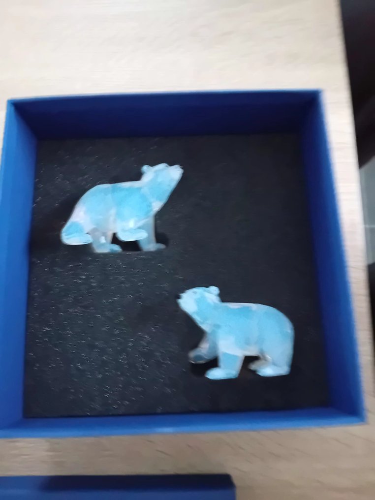 Swarovski - Αγαλματίδιο, SCS - Annual Edition 2011 - Polar Bear Cubs White Opal - 1080774 - 6 cm - Κρύσταλλο - 2011 #3.2