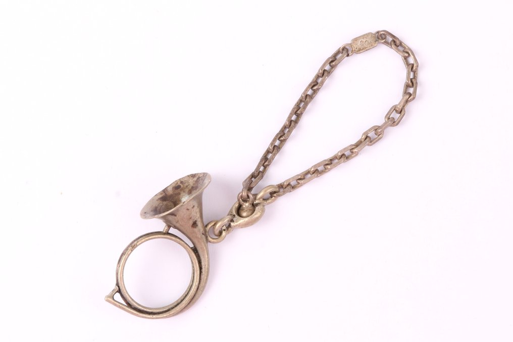 Senza prezzo di riserva - Spilla Argento - ricordi di caccia #2.1