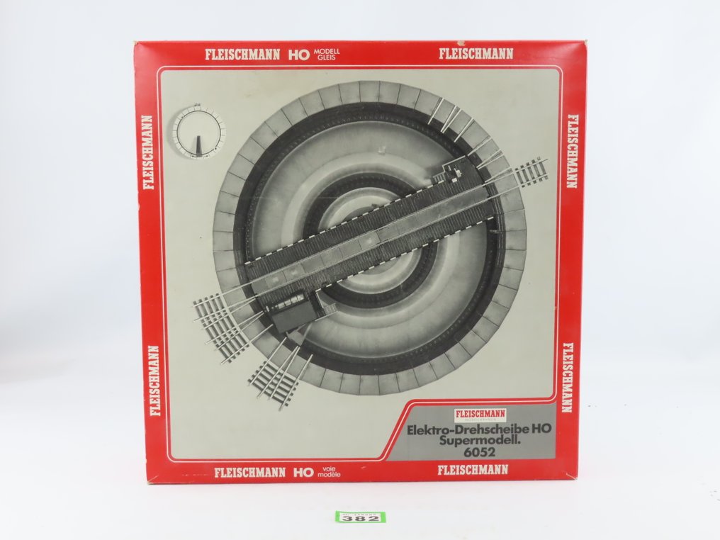 Fleischmann H0 - 6052 - Spår för modelltåg (1) - Elektrisk roterande skiva med 6 ingångar/utgångar, kan även användas för växelström. #1.0