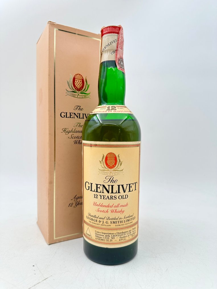 Glenlivet 12 years old Unblended All Malt  - b. 1970s - 75cl #1.0