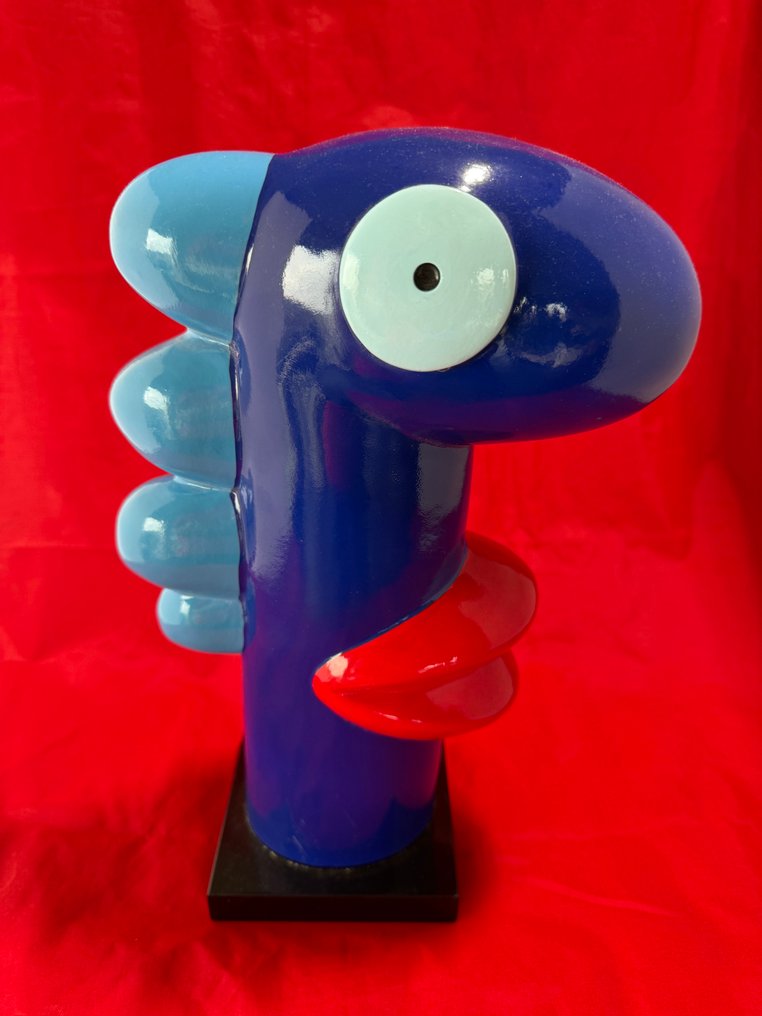Thierry Noir (1958) - 'Kopf im Blau' #1.0