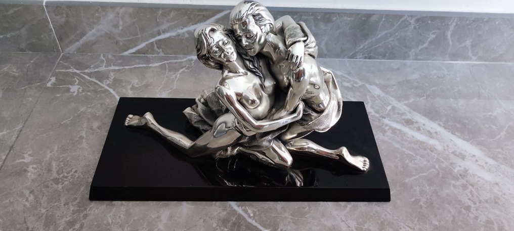 Elisei - Αγαλματίδιο, Innamorati - 25 cm - Ασημί #1.0