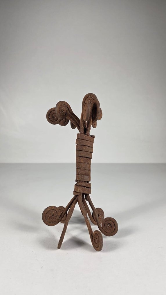 Πρωτόγονη νομισματική σε μαύρο σίδερο. - Chamba - Νιγηρία (χωρίς τιμή ασφαλείας) #2.1