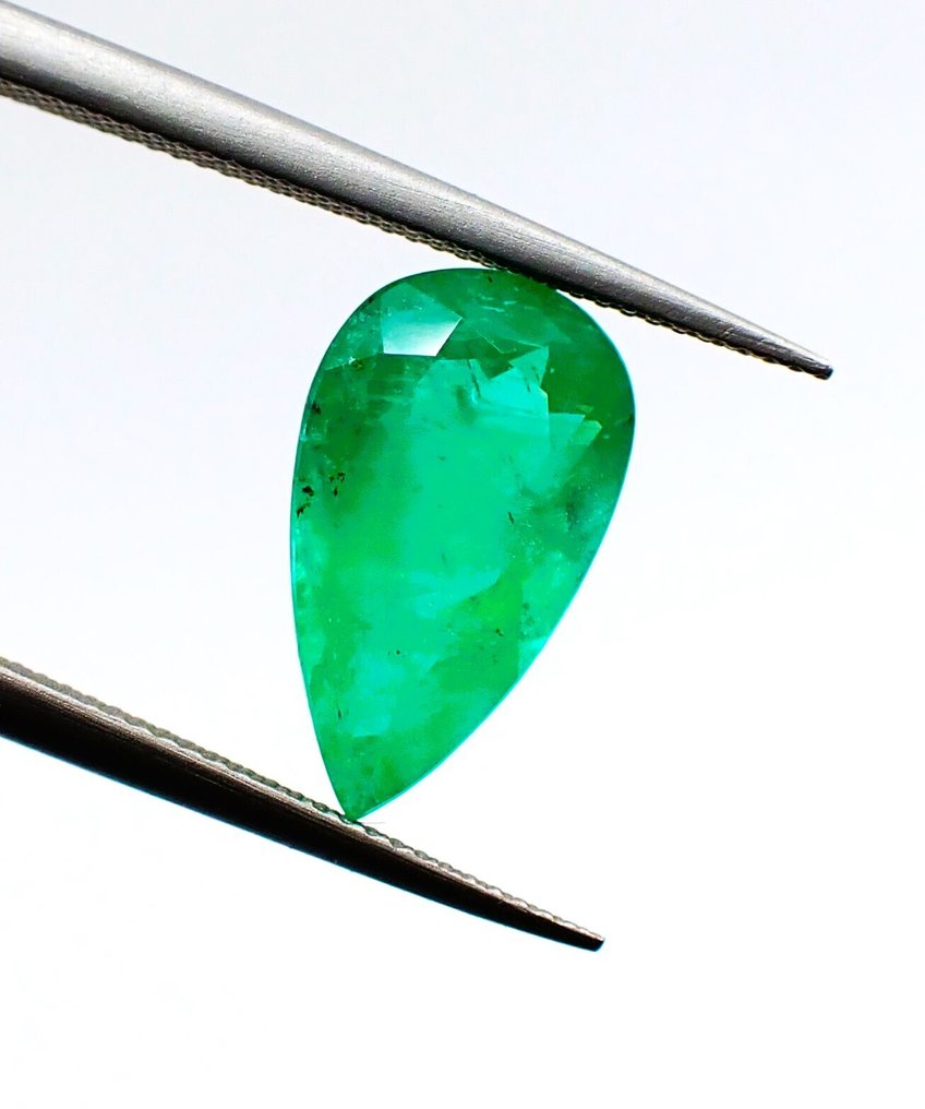 Ingen reservasjonspris Smaragd  - 1.92 ct - Edelstensrapport Antwerpen (GRA) - Papegøyengrønn #4.3
