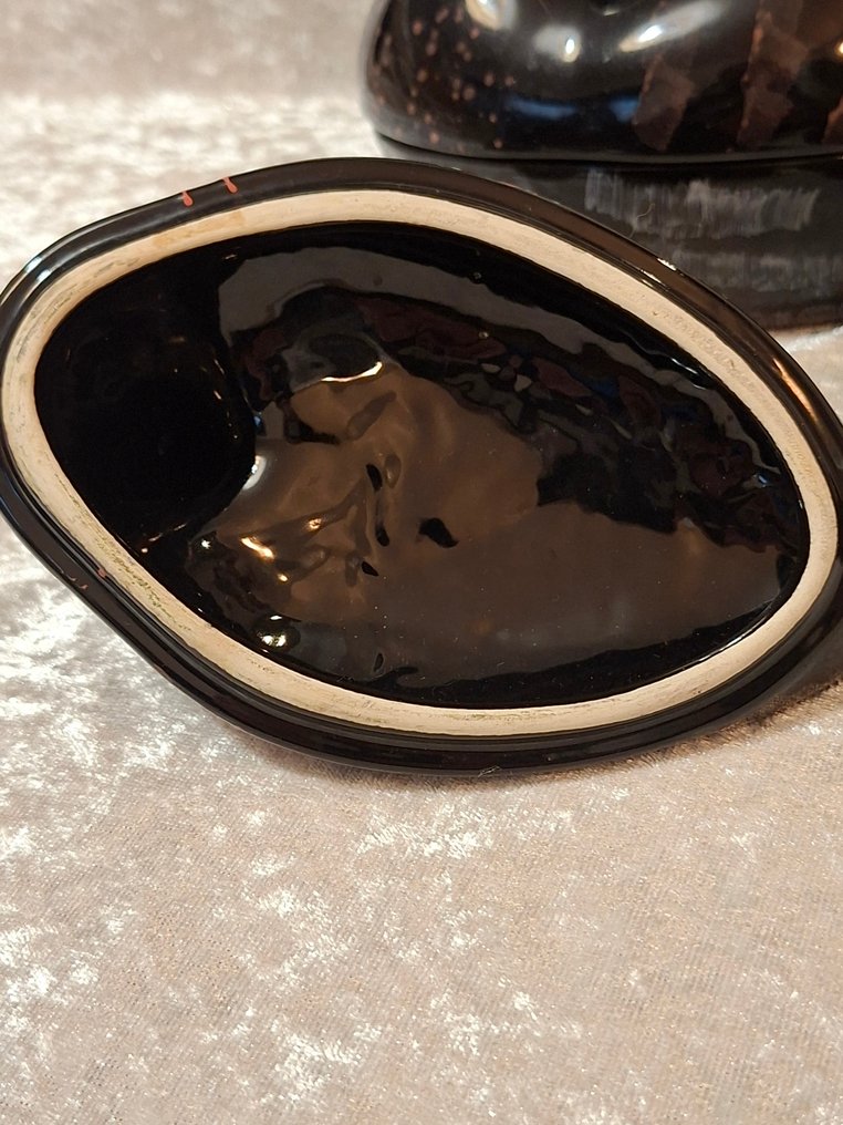 Michel Caugant - Terrin (2) - colvert - Keramik - 2 terriner Michel Caugant #4.3