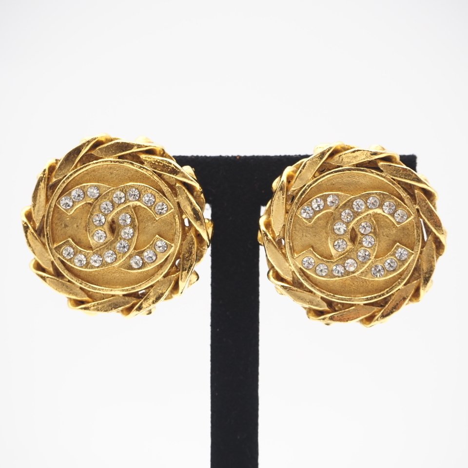 Chanel - Aranyozott - Drop fülbevaló #1.0