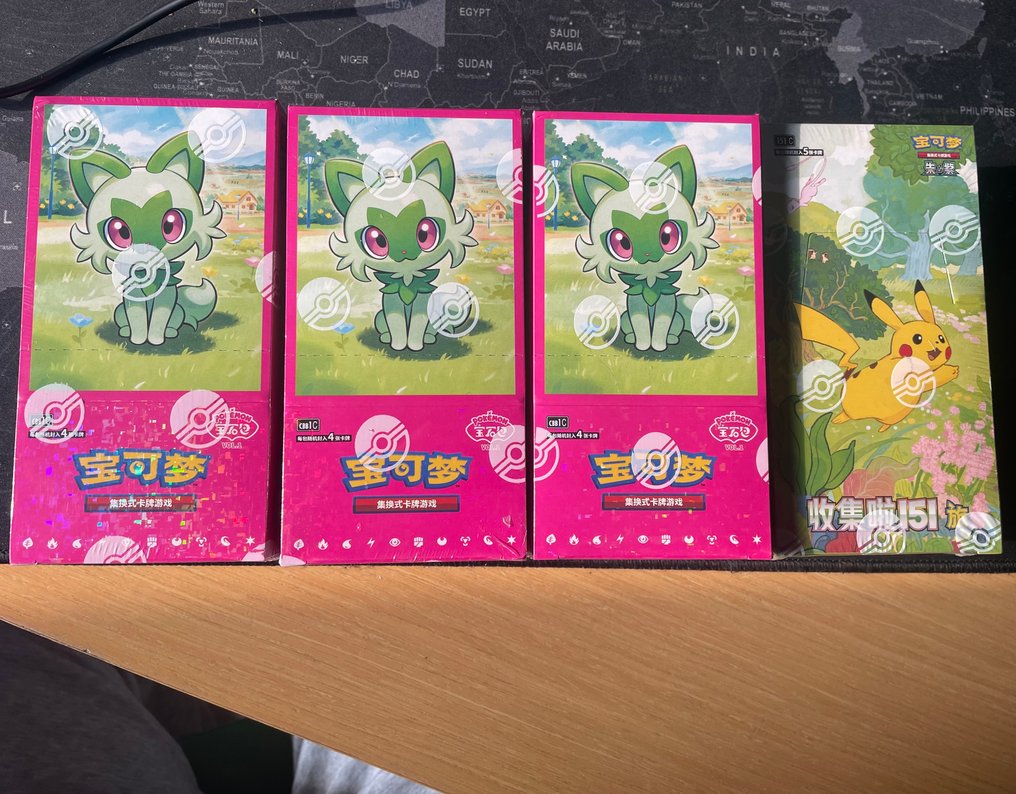 Pokémon - 4 Box - Scarlet & Violet - Scarlet & Violet 151 #1.0