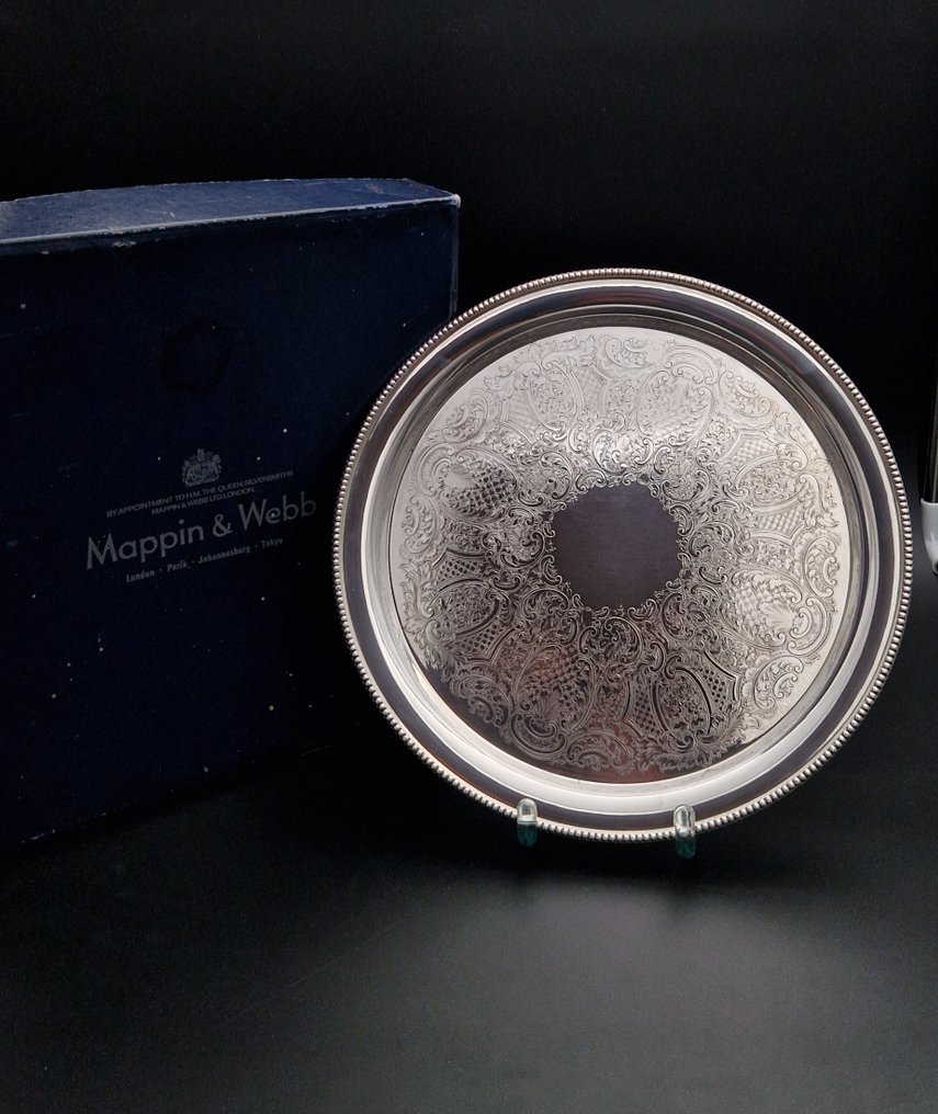 Mappin & Webb - Taca - Posrebrzany - Z oryginalnym pudełkiem #1.0