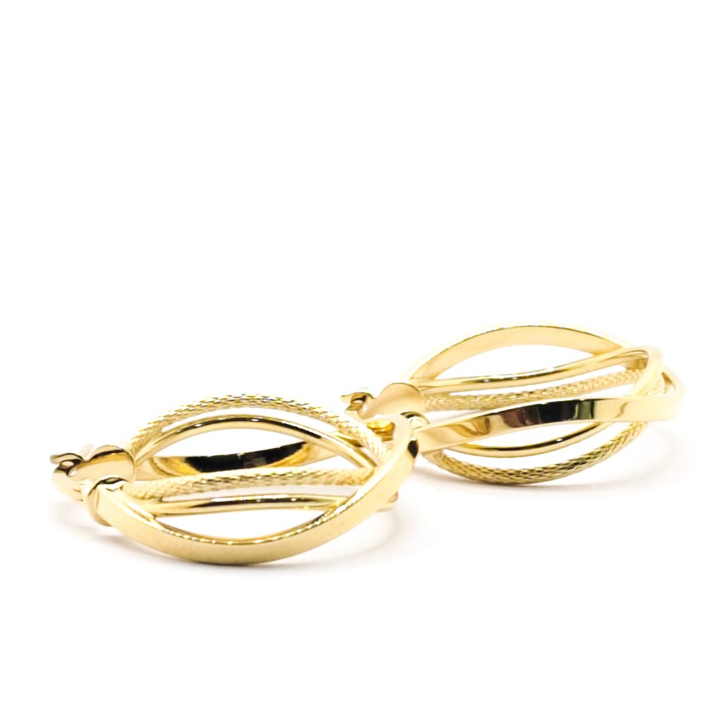 耳环 - 18K包金 黄金 #3.2