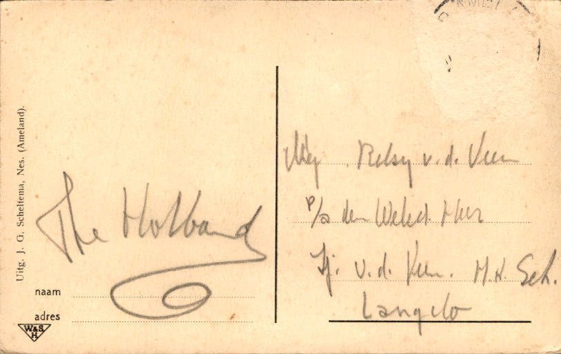 荷兰 - 瓦登海群岛 - Ameland - 明信片 (126) - 1900-1960 #3.2